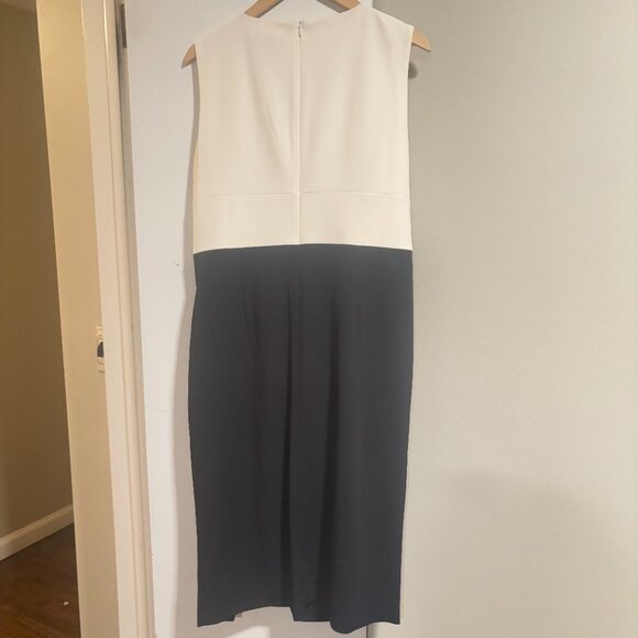 DKNY Womens Keyhole Ruched Wear dress Size 14 - Picture 8 of 16